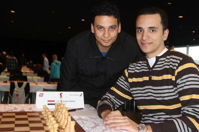 Bassem Amir samt Omari Salama