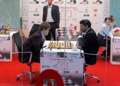 Carlsen og Anand  Bilbao