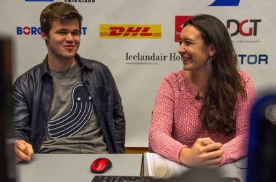 Magnus Carlsen á Reykjavíkurskákmótinu